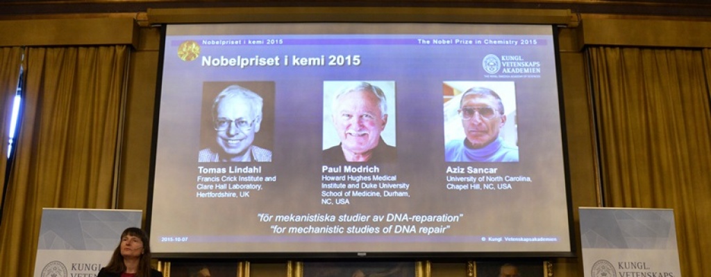 Nobel de Qumica a tres cientficos por avances en reparacin del ADN
