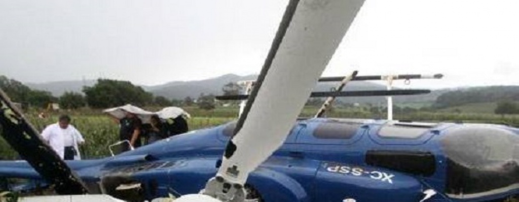 Mxico: Helicptero se desploma con saldo de dos muertos
