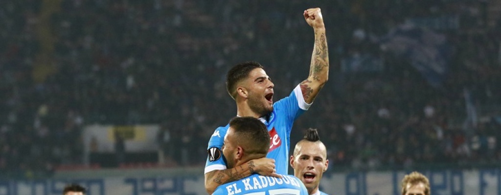 Europa League: Napoli, Dortmund, Molde y Rapid Viena clasificados