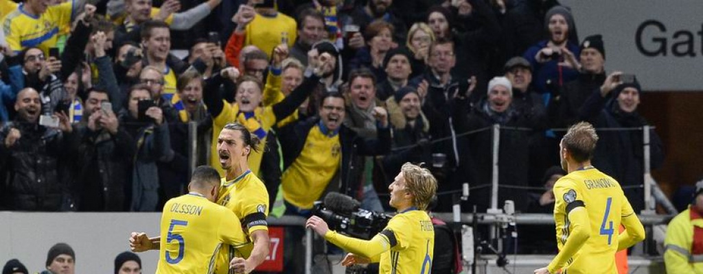 Suecia y Ucrania toman ventaja en repechajes para la Euro 2016