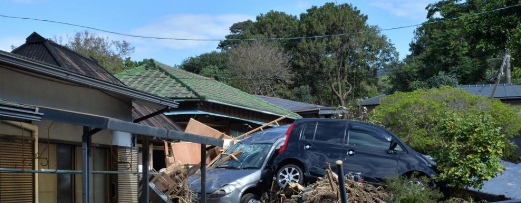 Cancelan vuelos por llegada del tif�n Halong al sur de Jap�n