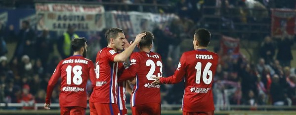 Atltico de Madrid gan con suplentes por Copa del Rey