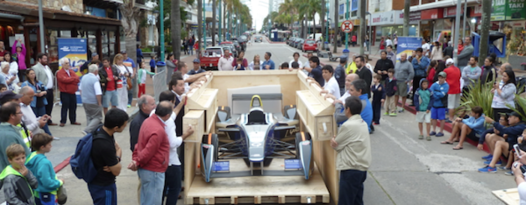 Lleg� el Show Car de la F�rmula Electric