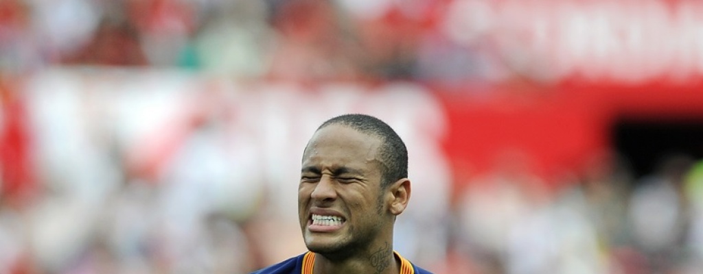 Neymar sufre una lesin muscular en el entrenamiento del Barcelona
