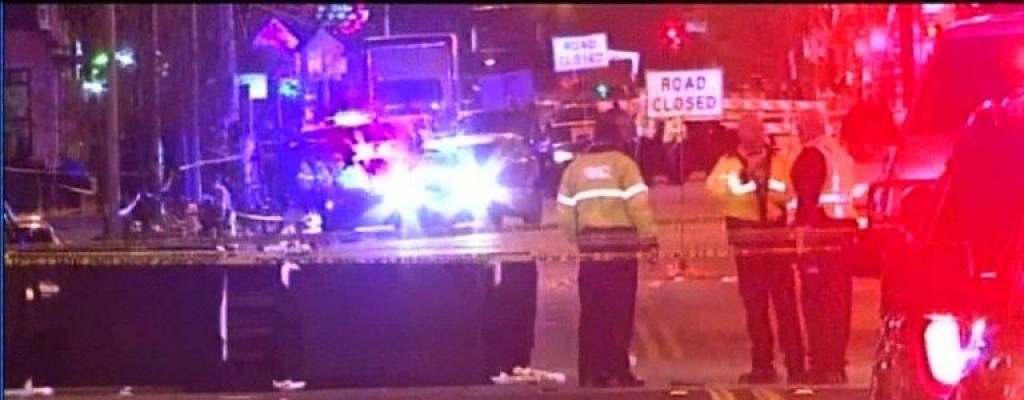 EEUU: auto embiste a multitud en Las Vegas y deja un muerto y 26 heridos