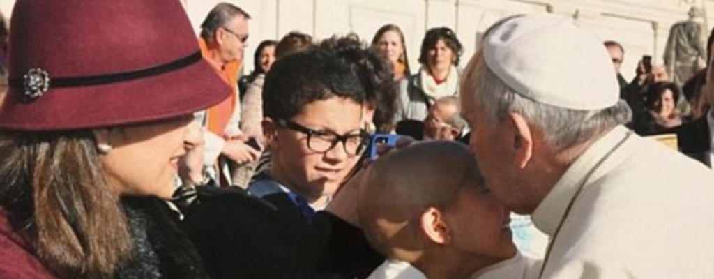 Fue bendecida por el papa Francisco, y un ao despus se cur de cncer