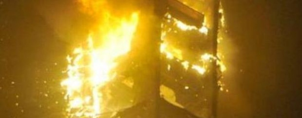 Gran incendio en Hotel de Dubi