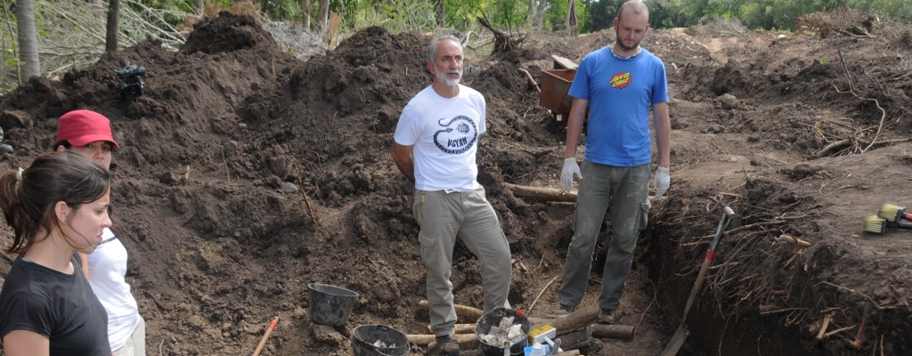 Comienzan las tareas previas a las excavaciones en el Batalln de Artillera Antiarea N1