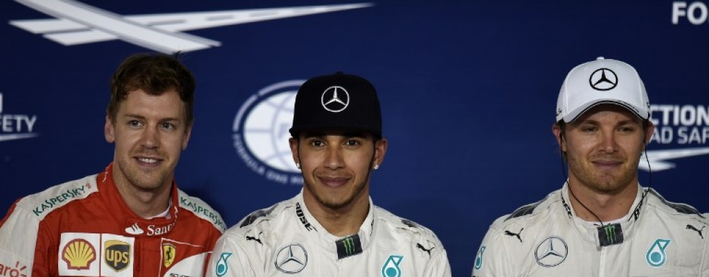 Hamilton-Rosberg-Vettel, tres pilotos por la corona de la Frmula 1