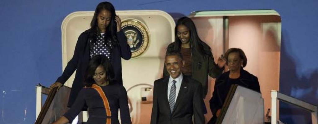 Obama lleg en la madrugada a la Argentina bajo fuertes medidas de seguridad