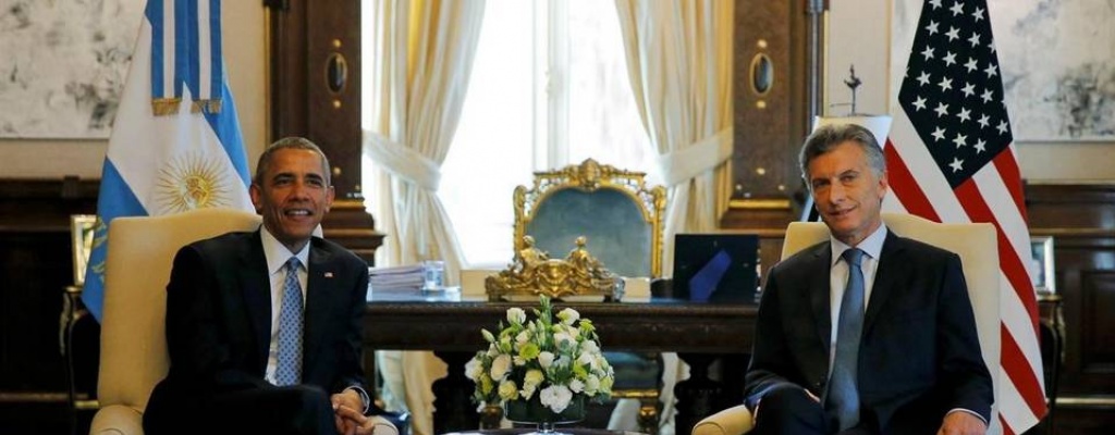 Obama y Macri reunidos en la Rosada