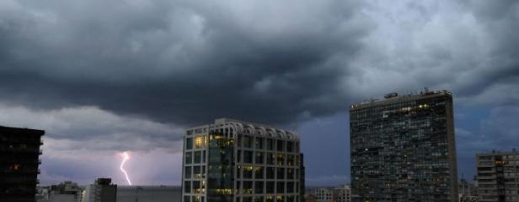 Tres departamentos con alerta amarilla por vientos fuertes