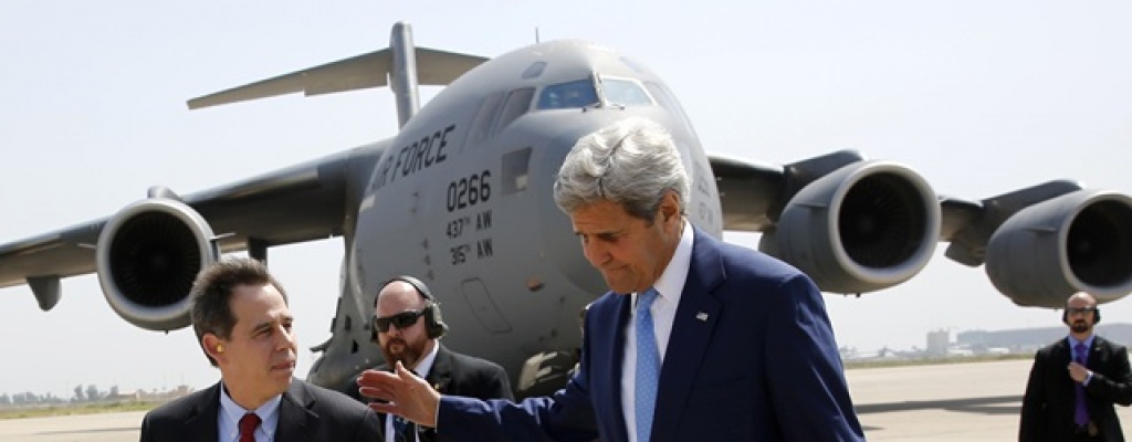 Kerry en visita sorpresa en Bagdad para apoyar a Irak contra el Estado Islmico