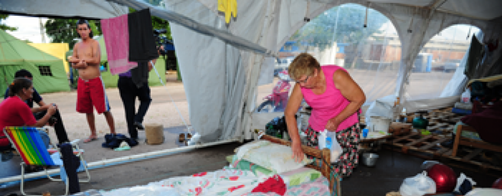 Cr�tica situaci�n para los desplazados