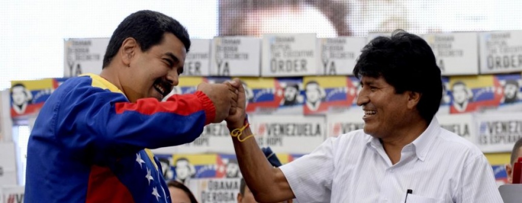 Evo Morales visita a Maduro y le expresa su apoyo y solidaridad