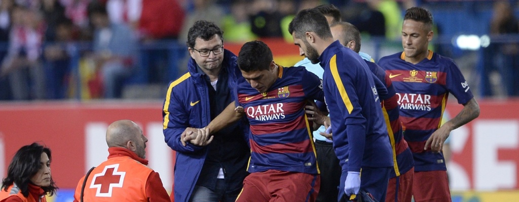 Su�rez ir� lesionado con Uruguay a la Copa Am�rica