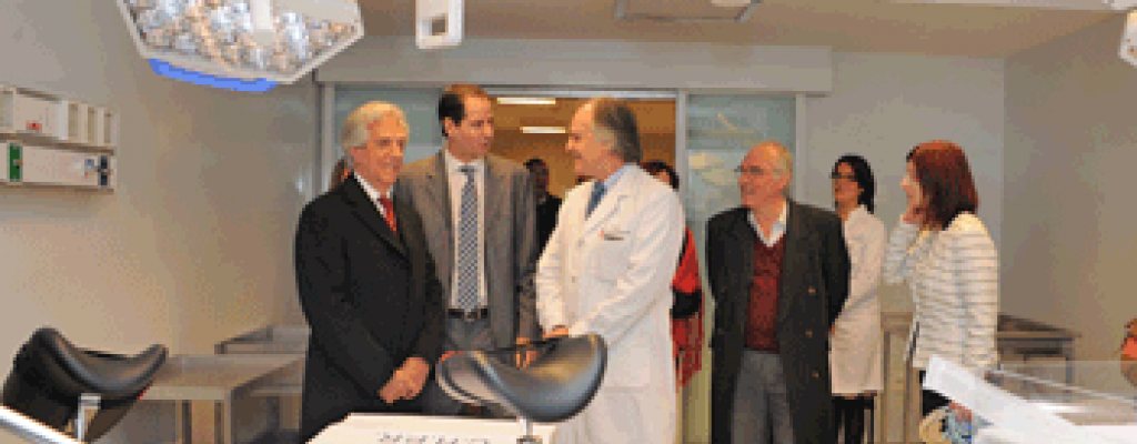 V�zquez encabez� la inauguraci�n del nuevo CTI neonatal