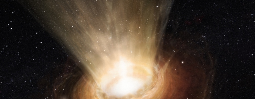 Astr�nomos observan in�dito fest�n de un enorme agujero negro