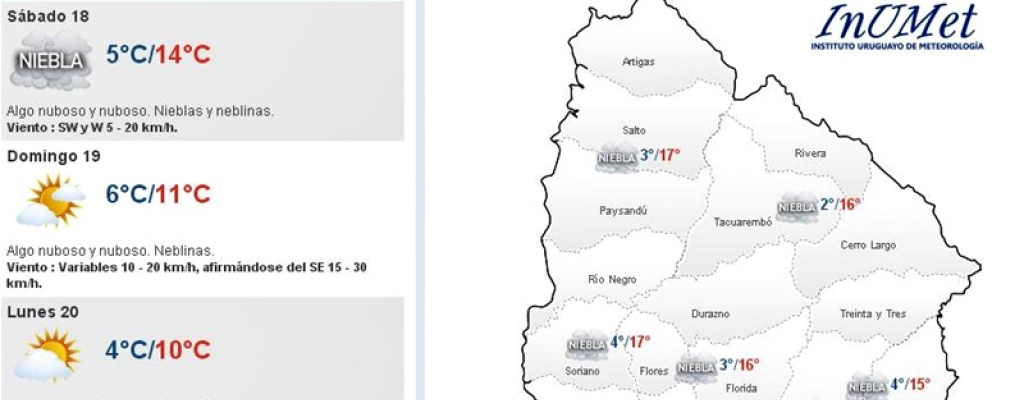 A las bajas temperaturas se le suma la niebla