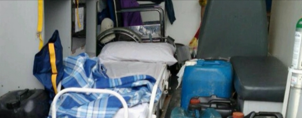 Contrabando en Chuy con ambulancia