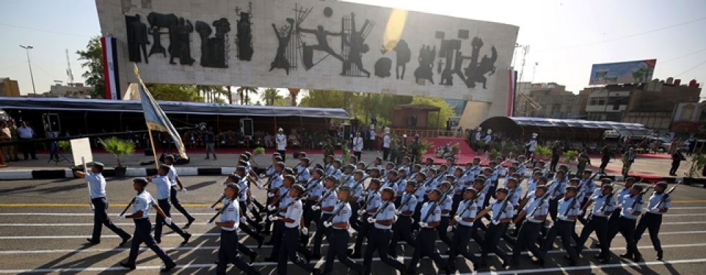 Gran desfile en Bagdad para celebrar las victorias contra el EI
