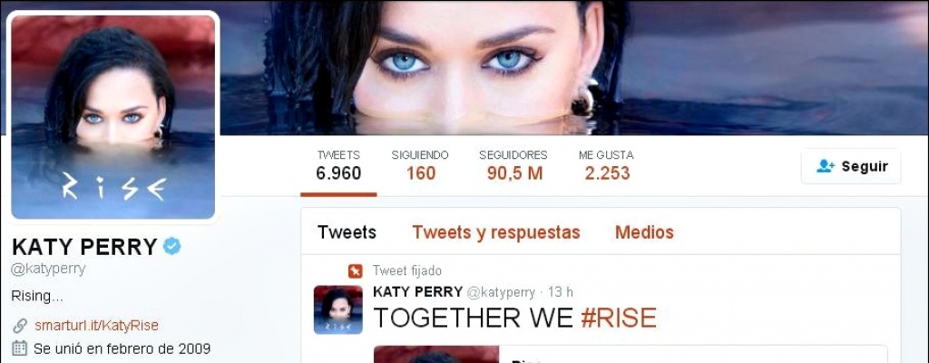 Katy Perry present� 'Rise', su 'himno' para los Juegos de R�o 2016