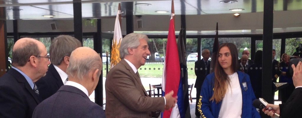 V�zquez despidi� a la delegaci�n uruguaya que va a los JJOO de R�o 2016