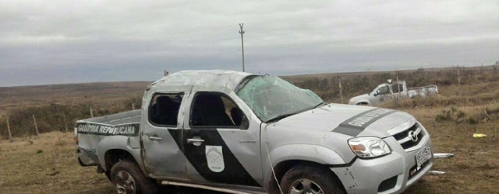 Volc� una camioneta de la Republicana en Cerro Largo