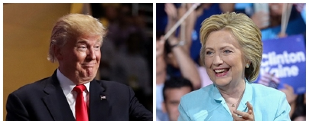 Donald Trump alcanza en un sondeo a Hillary Clinton y la supera en otro