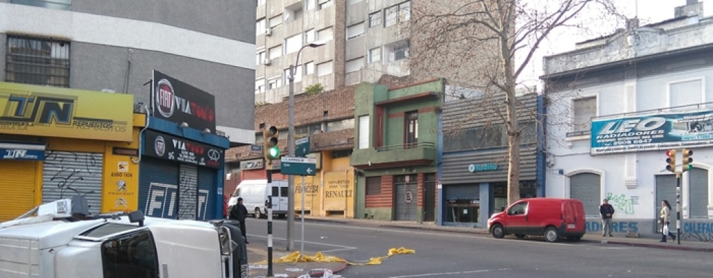 Un fallecido en siniestro fatal en el centro de Montevideo