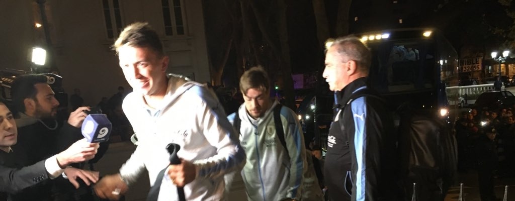 La celeste lleg� a Mendoza para jugar este jueves ante Argentina 