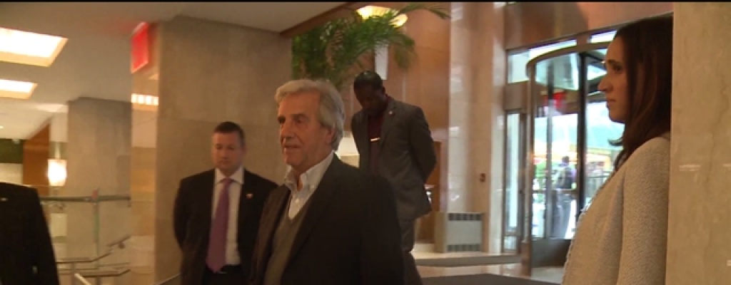 V�zquez se re�ne con Temer en EE.UU.