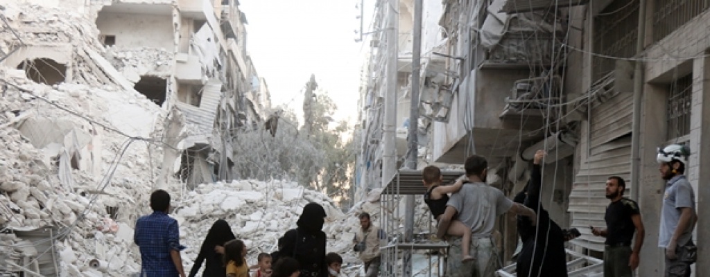 Intensos bombardeos sobre Alepo antes de ofensiva terrestre del r�gimen sirio