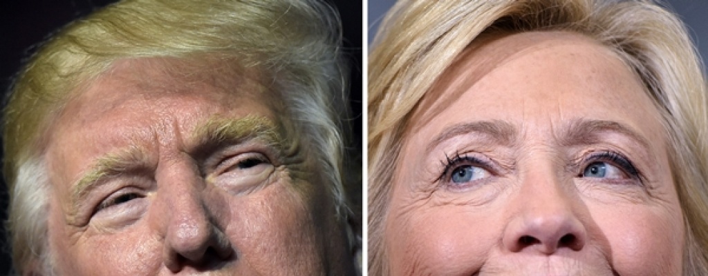 Clinton y Trump empatados previo al debate presidencial, seg�n encuesta