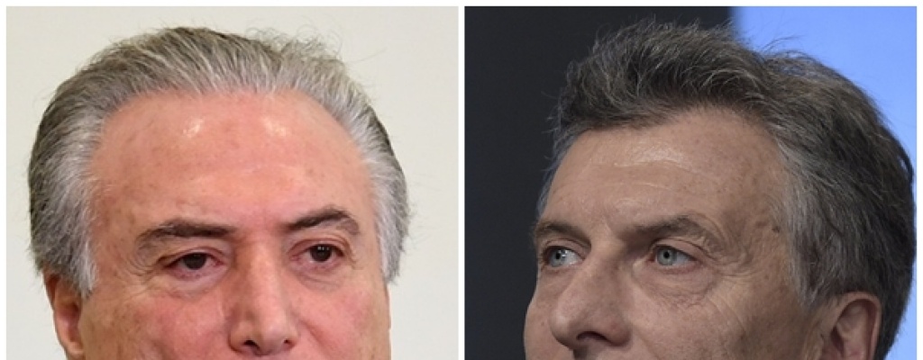 Macri recibe a Temer en Argentina entre sinton�a y protestas