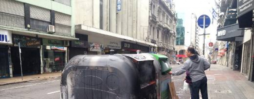 Fueron incendiados siete contenedores durante esta madrugada