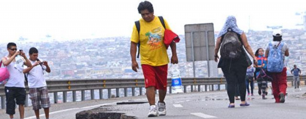 Fuerte sismo en Chile 