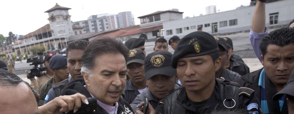  Expresidente guatemalteco Portillo es trasladado de prisi�n en EEUU