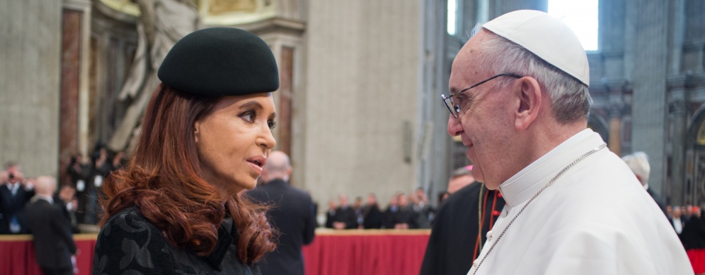 Cristina acept� invitaci�n de Francisco para visitar el Vaticano