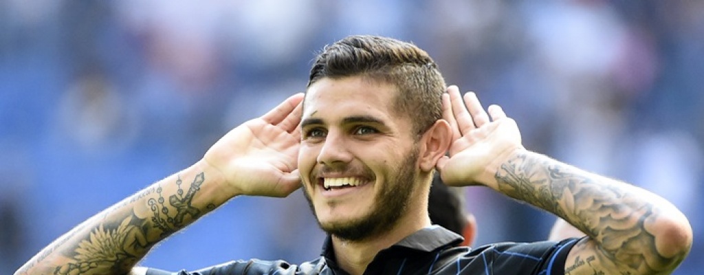 Inter golea 7-0 con "hatrick" de Icardi y sigue a Juventus y Roma