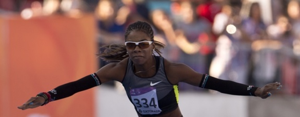 D�borah Rodr�guez gan� la medalla de oro en 400 llanos