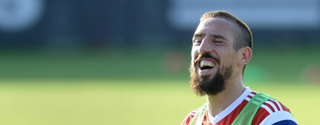 Ribery volvi� a entrenar con el Bayern Munich tras lesi�n