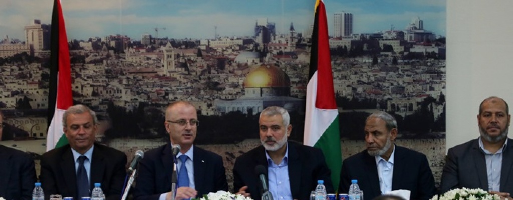 El gobierno de unidad nacional palestino se reuni� por primera vez en Gaza