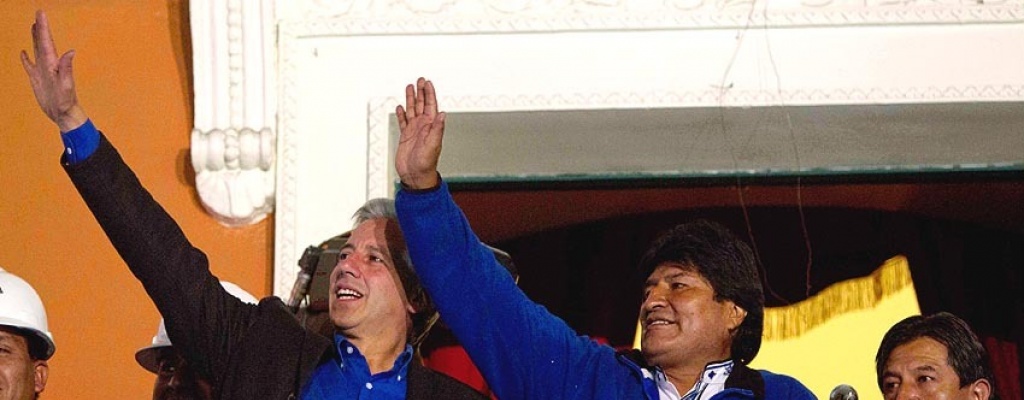Morales dedic� su triunfo a Castro, Ch�vez y gobiernos antiimperialistas