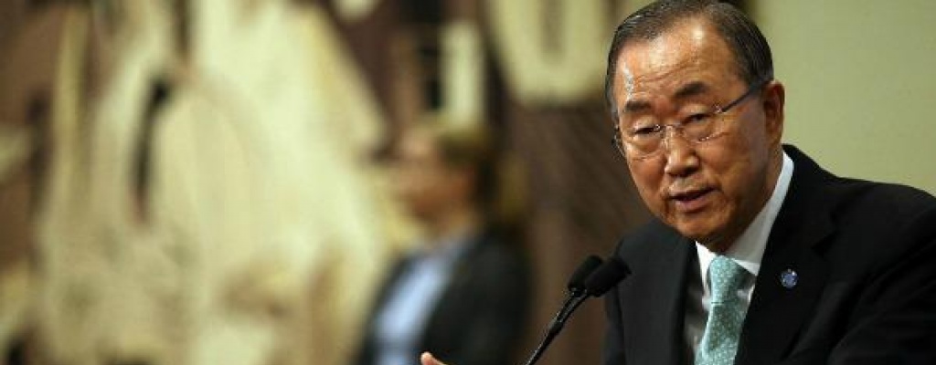 Ban Ki-moon visita la franja de Gaza