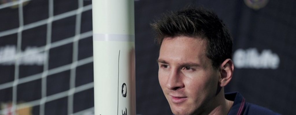 Messi iguala el rcord de goles de Ral en Liga de Campeones