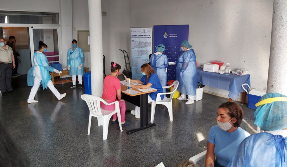 Ministerio del Interior inform� el comienzo de la vacunaci�n en c�rceles