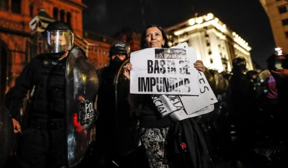 Protestan en Buenos Aires contra nuevas medidas ante segunda ola de covid-19