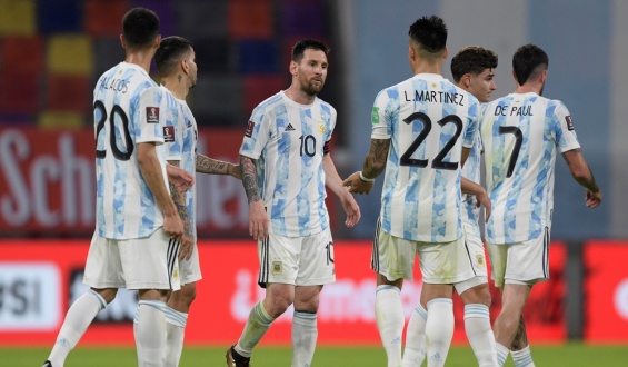 Lionel Messi: "Estoy contento por el resultado m�s all� que no pudimos ganar"