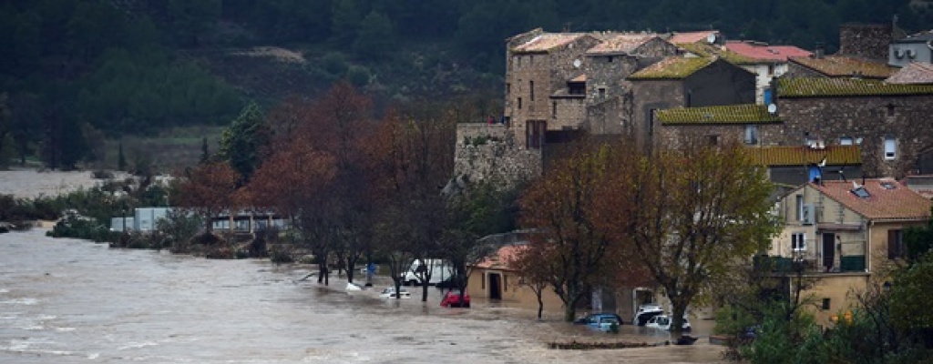 Inundaciones en el sur de Francia dejan cinco muertos